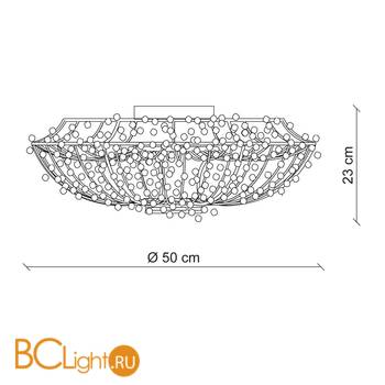 Потолочный светильник Patrizia Garganti Nana PG404 - Схема